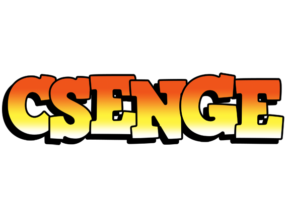 Csenge sunset logo