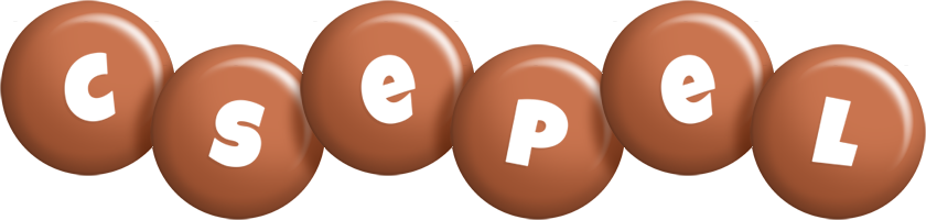 Csepel candy-brown logo