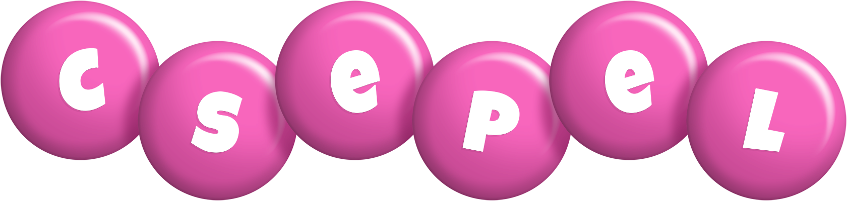 Csepel candy-pink logo