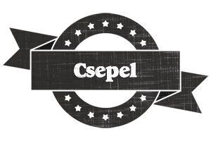 Csepel grunge logo