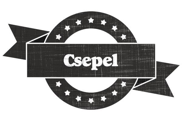 Csepel grunge logo