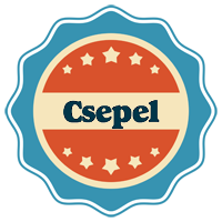 Csepel labels logo