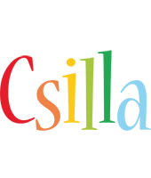 Csilla birthday logo