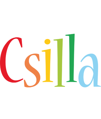Csilla birthday logo