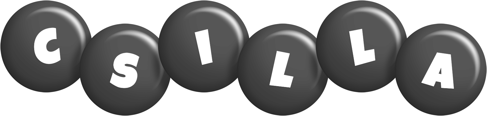 Csilla candy-black logo