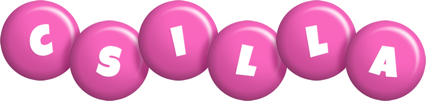 Csilla candy-pink logo