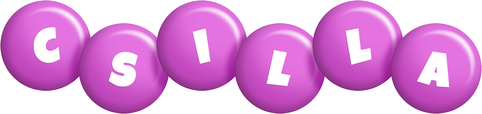 Csilla candy-purple logo