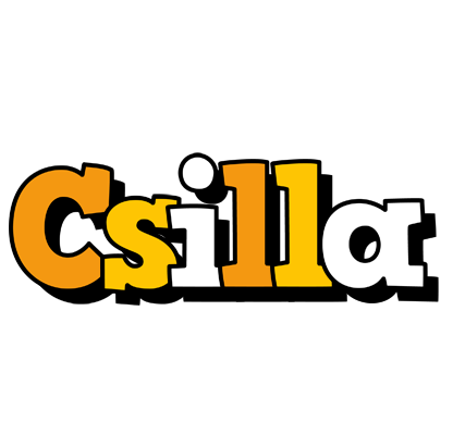 Csilla cartoon logo