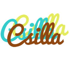 Csilla cupcake logo