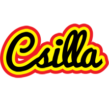 Csilla flaming logo