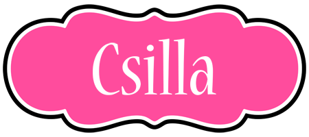 Csilla invitation logo