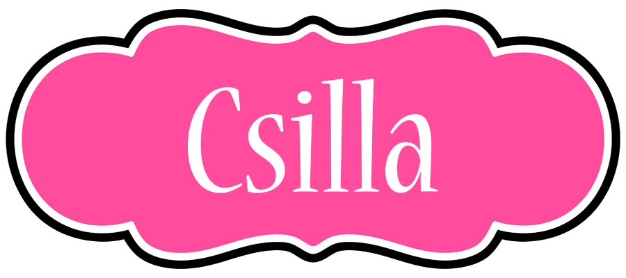 Csilla invitation logo