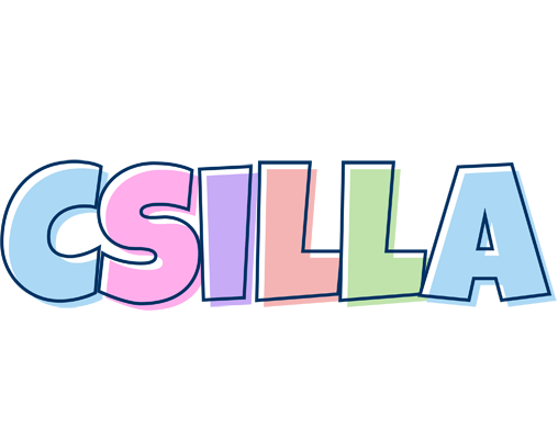 Csilla pastel logo