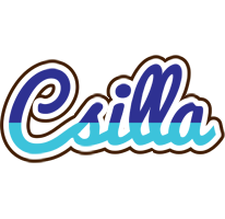 Csilla raining logo