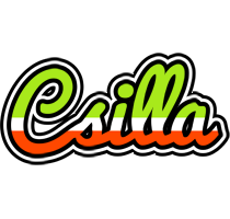 Csilla superfun logo