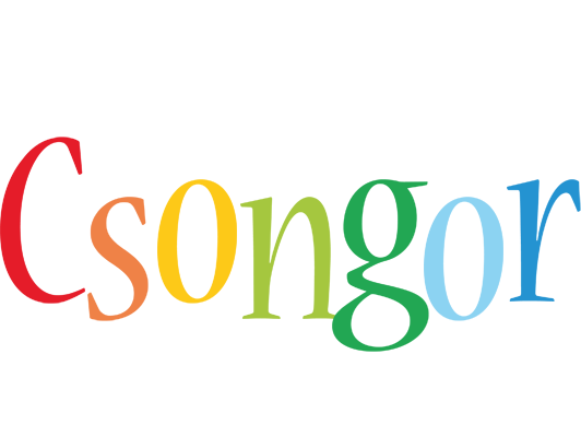 Csongor birthday logo