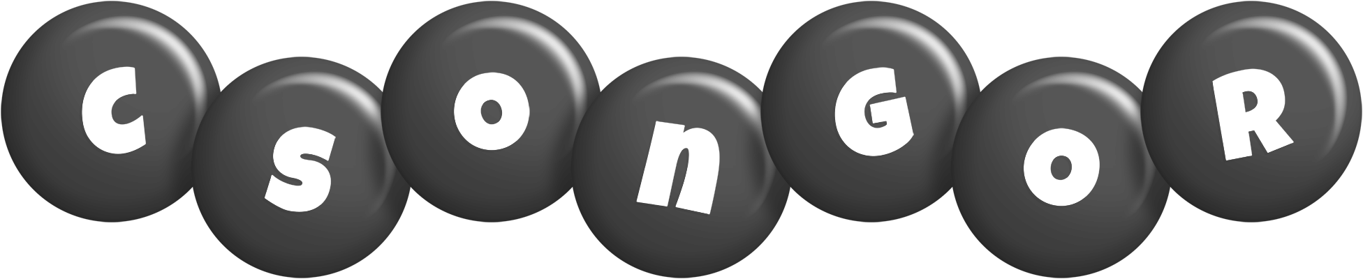 Csongor candy-black logo