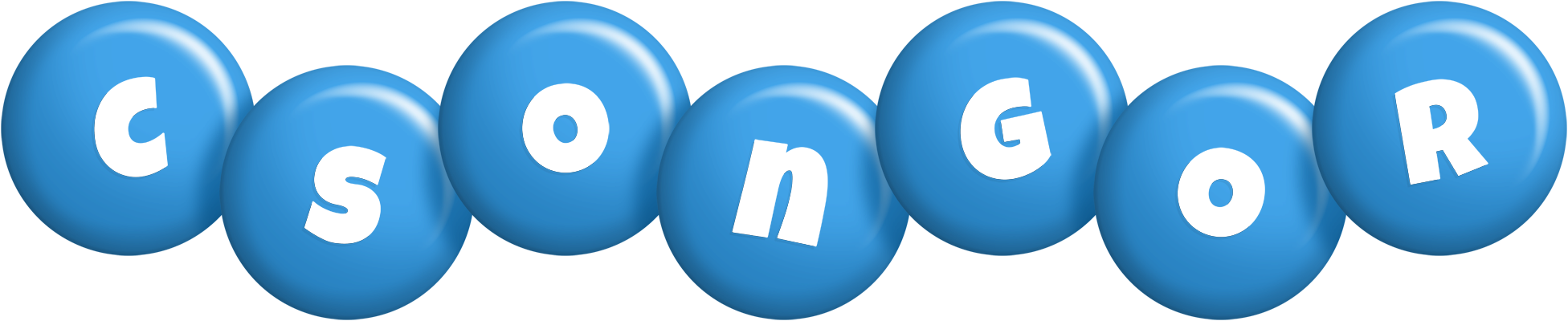Csongor candy-blue logo