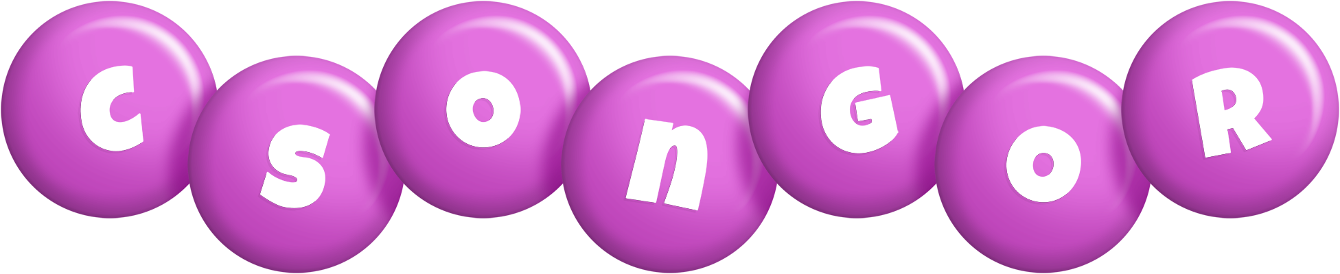 Csongor candy-purple logo