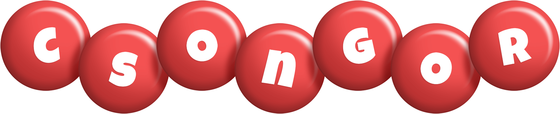 Csongor candy-red logo