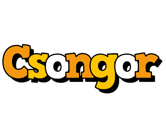 Csongor cartoon logo