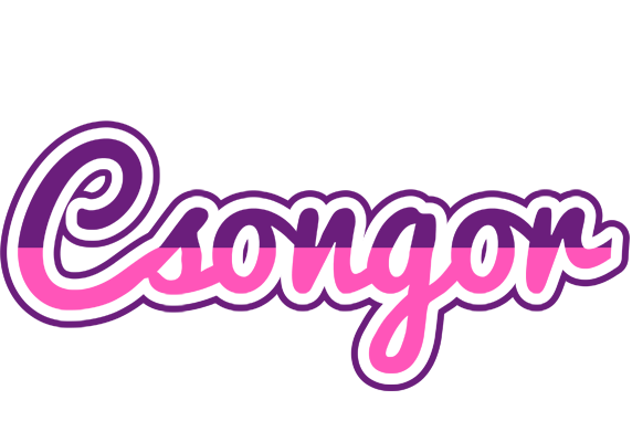 Csongor cheerful logo