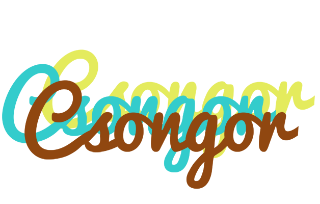Csongor cupcake logo