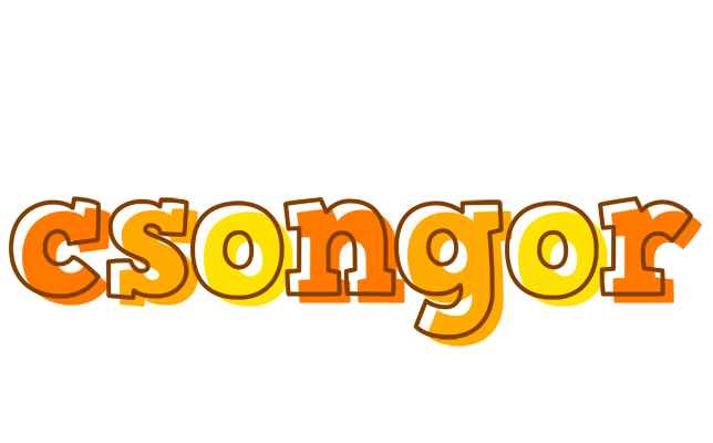 Csongor desert logo