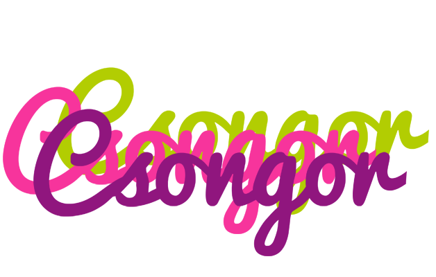 Csongor flowers logo