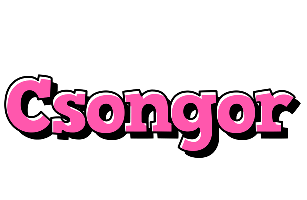 Csongor girlish logo