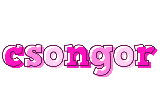 Csongor hello logo