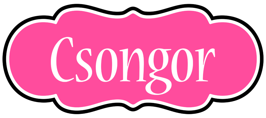 Csongor invitation logo