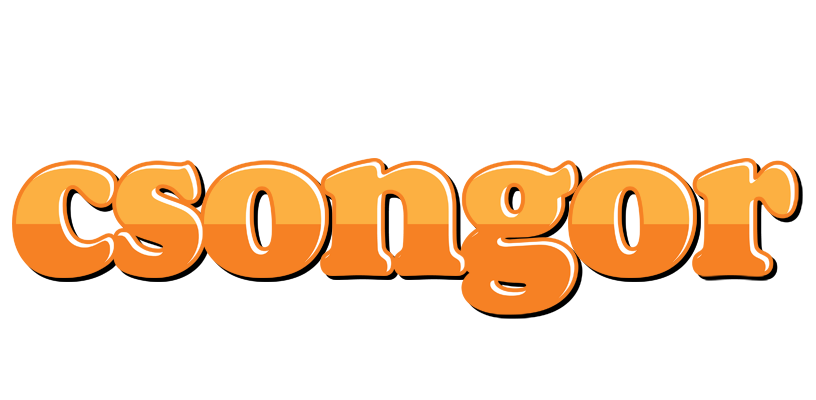 Csongor orange logo