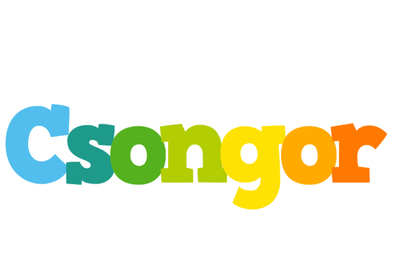 Csongor rainbows logo