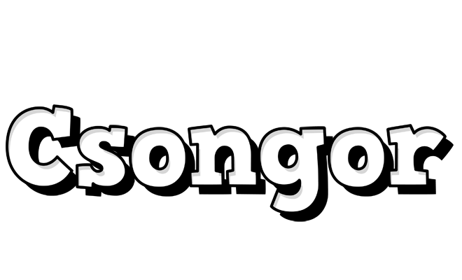 Csongor snowing logo