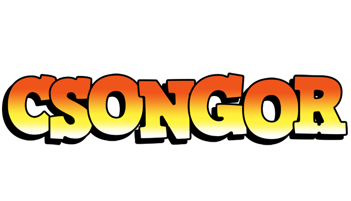 Csongor sunset logo