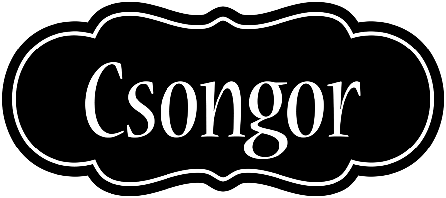 Csongor welcome logo
