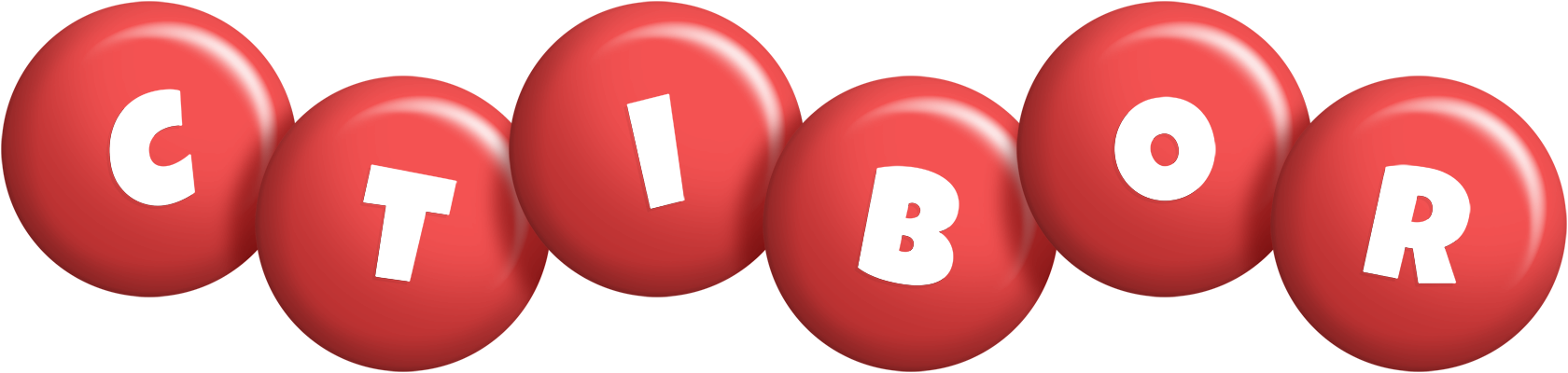 Ctibor candy-red logo