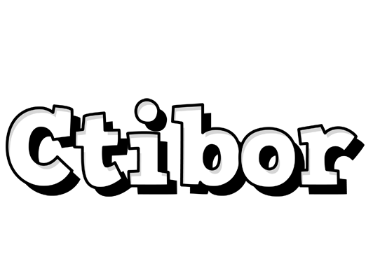 Ctibor snowing logo