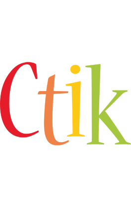 Ctik birthday logo