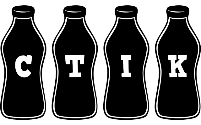 Ctik bottle logo