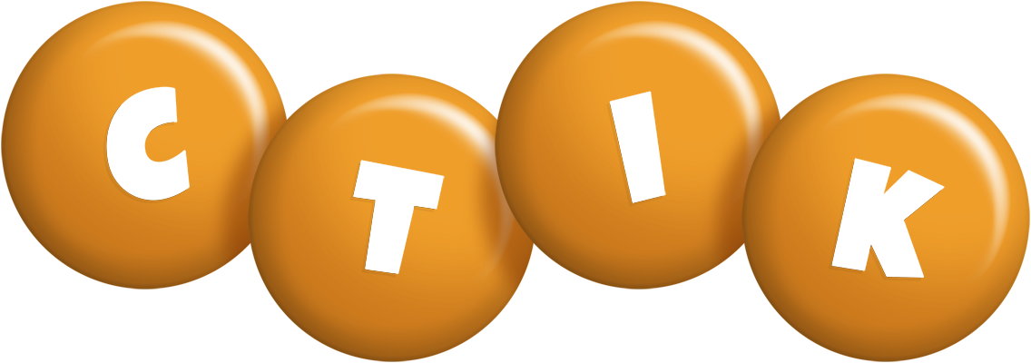 Ctik candy-orange logo
