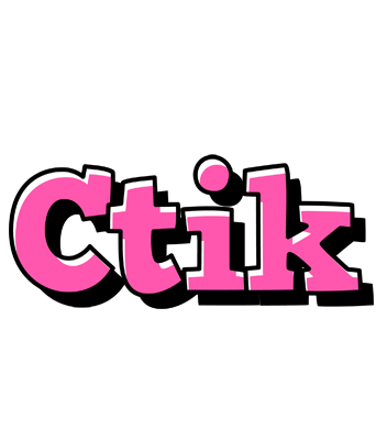 Ctik girlish logo
