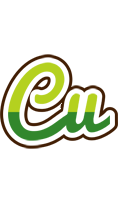 Cu golfing logo