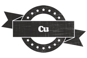 Cu grunge logo