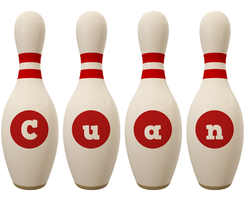 Cuan bowling-pin logo