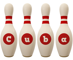 Cuba bowling-pin logo