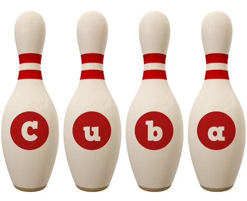 Cuba bowling-pin logo