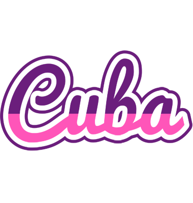 Cuba cheerful logo