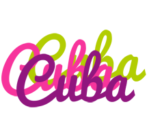 Cuba flowers logo